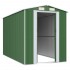 Cobertizo de jardín acero galvanizado verde 192x357x223