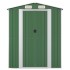 Cobertizo de jardín acero galvanizado verde 192x357x223