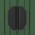 Cobertizo de jardín acero galvanizado verde 192x357x223