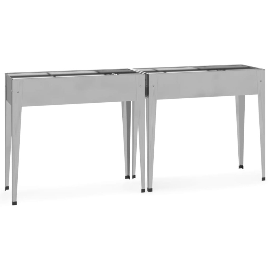 Jardineras 2 unidades acero