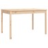 Juego de comedor de jardín 4 piezas madera maciza de