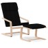 Sillón de relax con taburete tela