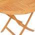 Juego de comedor para jardín 5 piezas madera maciza de
