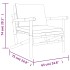 Set de muebles de jardín 3 piezas bambú y cojines blanco