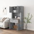 Aparador alto madera contrachapada gris