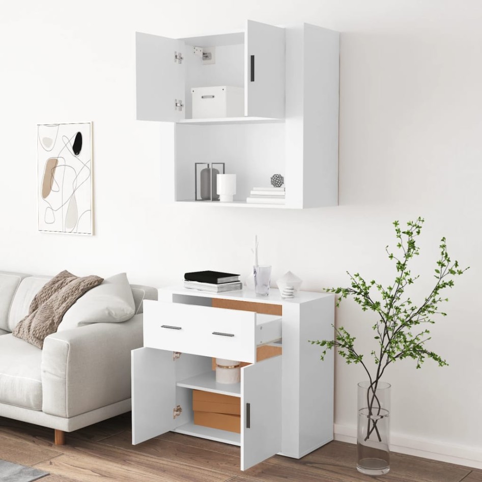 Aparador alto madera contrachapada