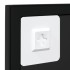 Espejos de pared 2 uds metal negro 100x60