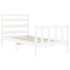 Estructura cama sin colchón madera maciza pino blanca