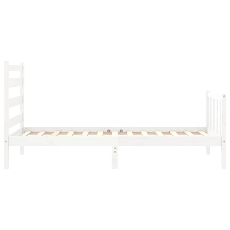 Estructura cama sin colchón madera maciza pino blanca