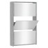 Mueble zapatero y espejo 3 niveles gris Sonoma 63x17x102,5
