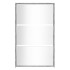 Mueble zapatero y espejo 3 niveles gris Sonoma 63x17x102,5