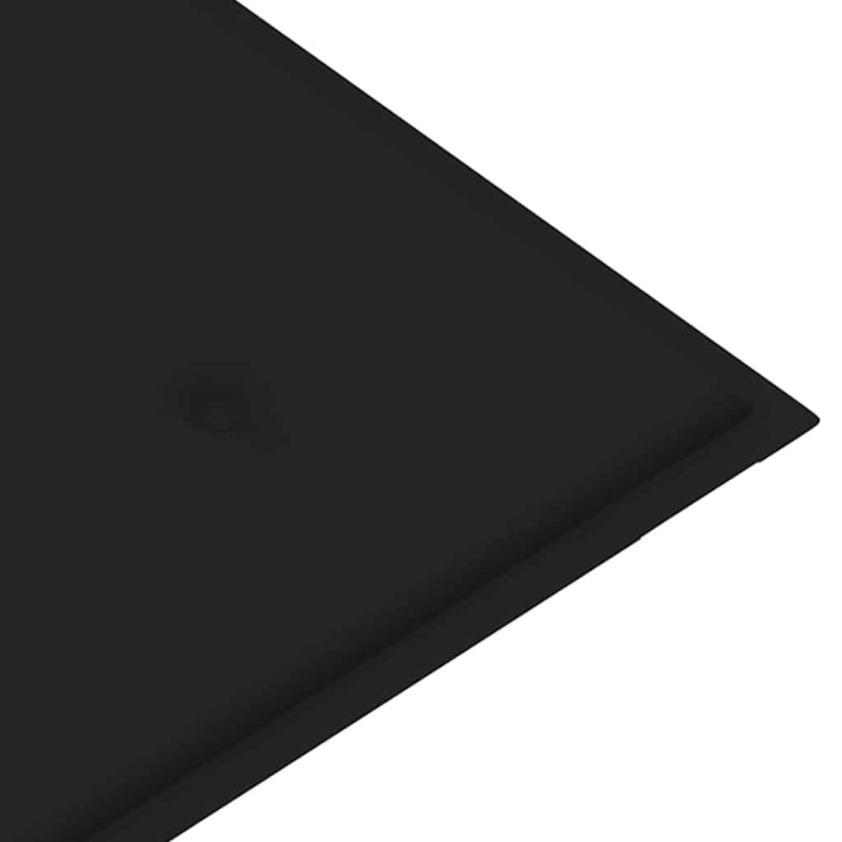 Banco de jardín 2 plazas madera eucalipto gris y cojín 120