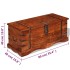Cofre de almacenamiento de madera