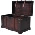 Baúl vintage de madera 66x38x40