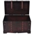 Baúl vintage de madera 66x38x40