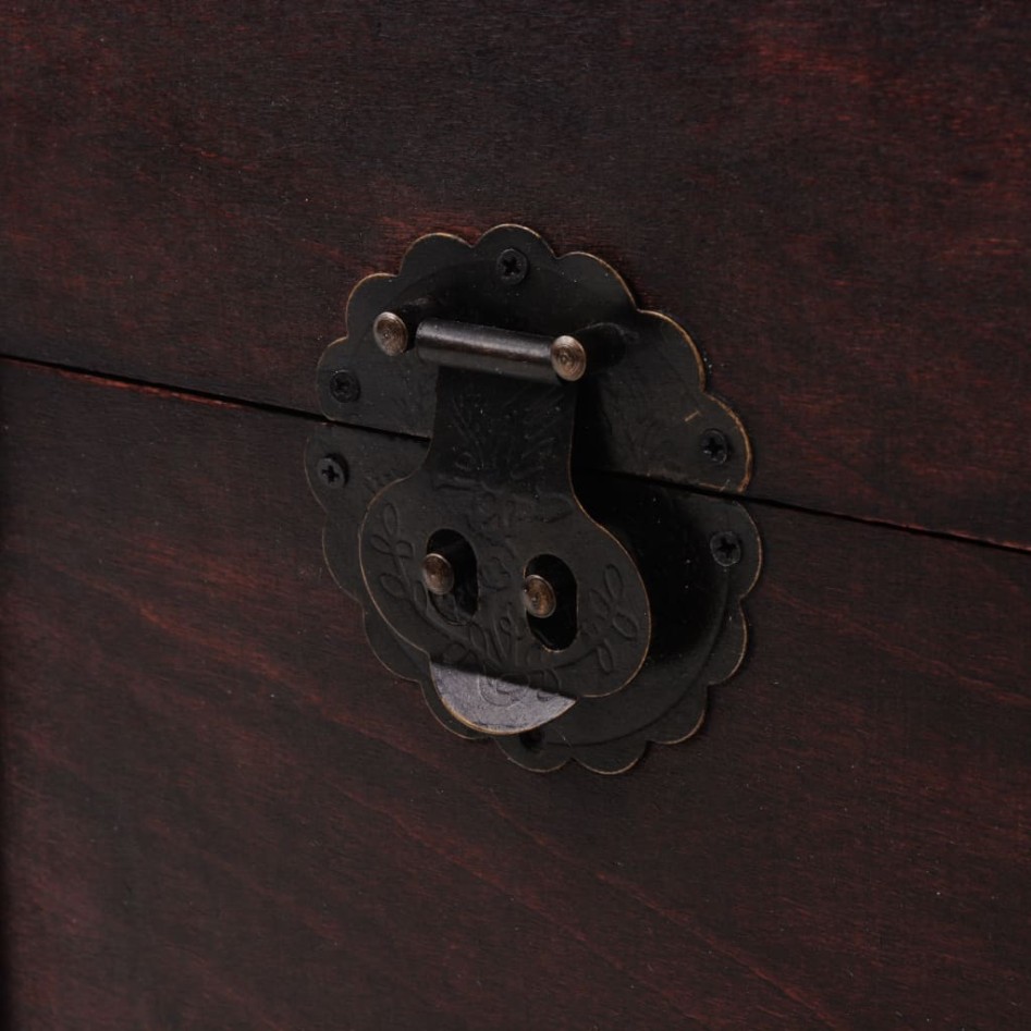 Baúl vintage de madera 66x38x40