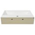 Lavabo con orificio para grifo cerámica 60,5x42,5x14,5 cm
