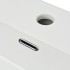 Lavabo con orificio para grifo cerámica 60,5x42,5x14,5 cm