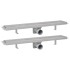 Desagüe ducha lineal 2 pzs burbuja 630x140 mm acero