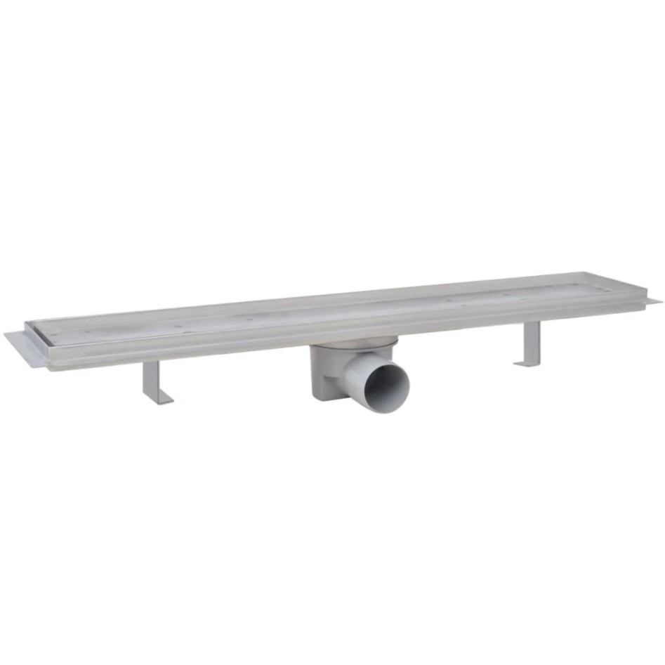 Desagüe ducha lineal 2 pzs burbuja 630x140 mm acero