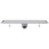 Desagüe ducha lineal 2 pzs burbuja 630x140 mm acero