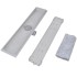 Desagüe ducha lineal 2 pzs burbuja 630x140 mm acero