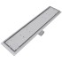 Desagüe ducha lineal 2 pzs burbuja 630x140 mm acero