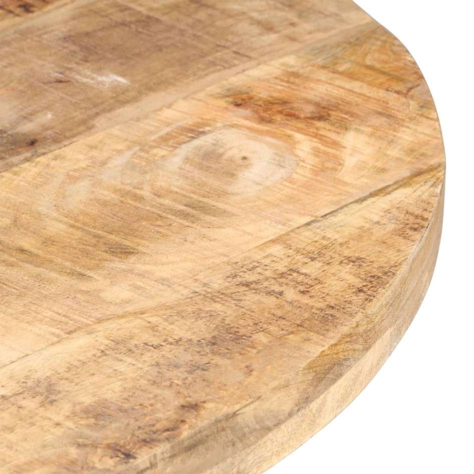 Mesa de comedor de madera de mango rugosa 80
