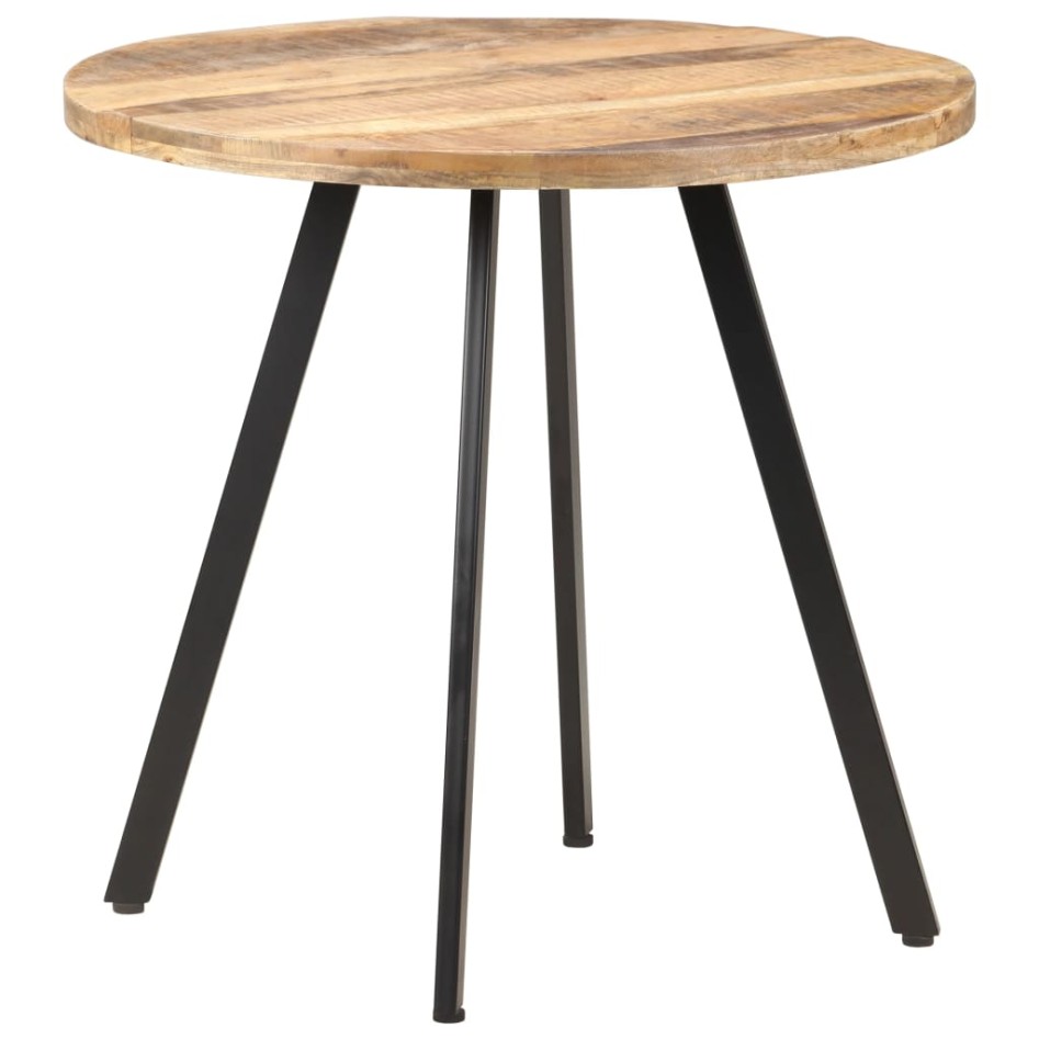 Mesa de comedor de madera de mango rugosa 80