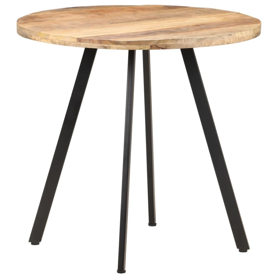 Mesa de comedor de madera de mango rugosa 80