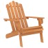 Juego de muebles de jardín Adirondack 4 piezas madera
