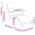 Juego de muebles de jardín Adirondack 3 piezas madera