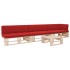 Muebles de palets 4 pzas y cojines madera pino