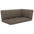 Muebles de palets 4 pzas y cojines madera pino