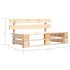 Muebles de palets 4 pzas y cojines madera pino