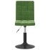 Sillas de comedor giratorias 2 unidades terciopelo verde