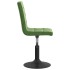 Sillas de comedor giratorias 2 unidades terciopelo verde