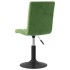 Sillas de comedor giratorias 2 unidades terciopelo verde