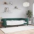 Sofá cama sin colchón terciopelo verde oscuro 100x200