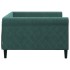 Sofá cama sin colchón terciopelo verde oscuro 100x200