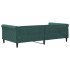Sofá cama sin colchón terciopelo verde oscuro 100x200