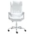 Silla de oficina reclinable cuero sintético