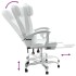 Silla de oficina reclinable cuero sintético