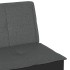 Sofá cama de tela gris