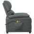 Sillón de masaje eléctrico tela gris