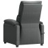 Sillón de masaje eléctrico tela gris
