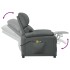 Sillón de masaje eléctrico tela gris