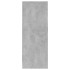 Zapatero de madera de ingeniería gris hormigón 60x35x92
