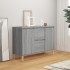 Aparador de madera de ingeniería gris Sonoma 101x35x70