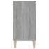 Aparador de madera de ingeniería gris Sonoma 101x35x70